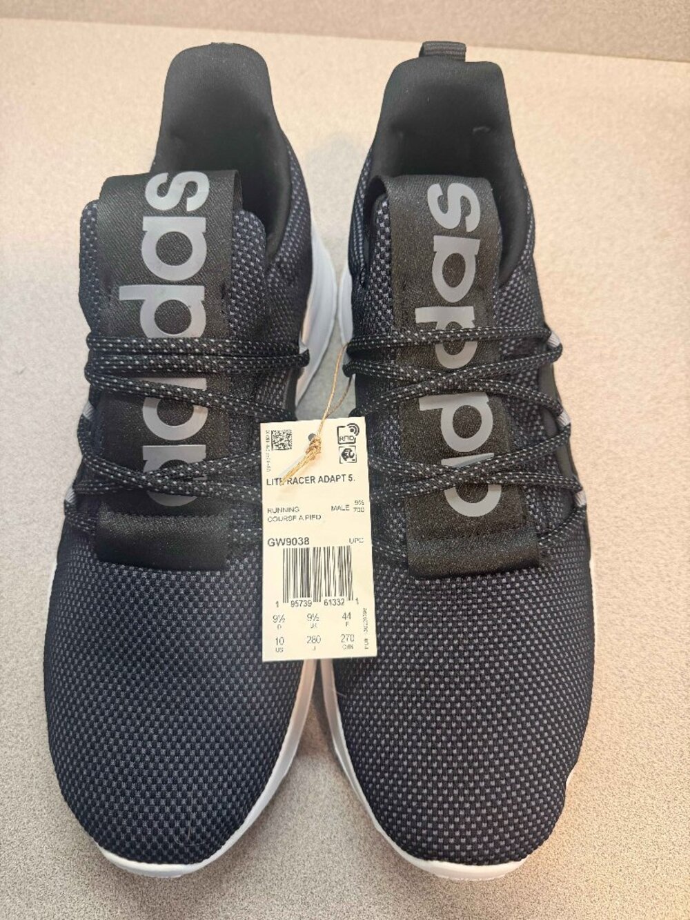 Adidas Lite Racer Adapt 5.0 – Men’s Size 10 – NEW w/ Box and Tags